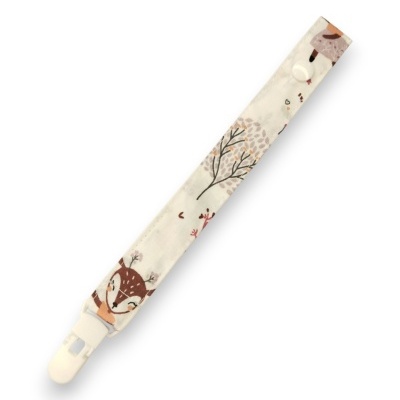 Fita Prende Chucha 100% Algodão - Bailarina na Floresta Lilás