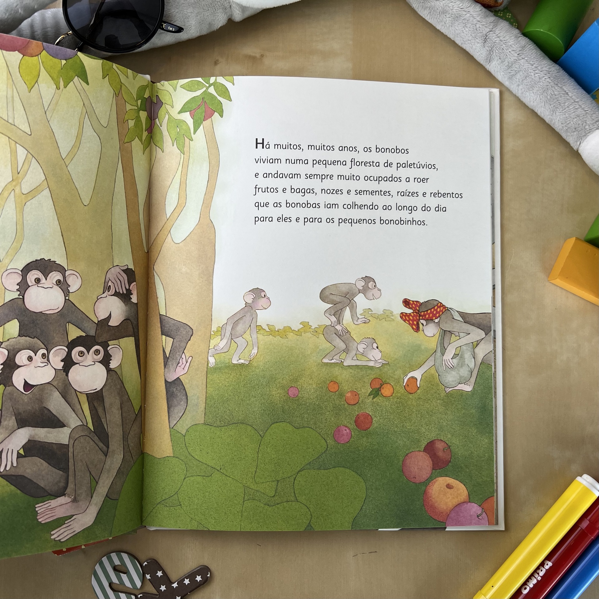 A HISTÓRIA DOS BONOBOS COM ÓCULOS