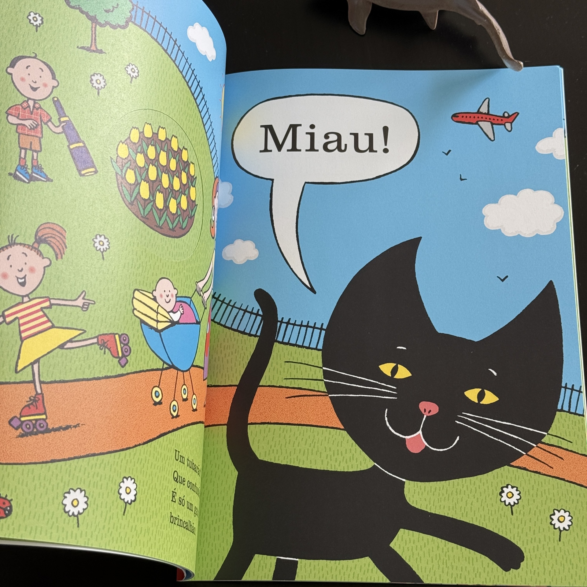 Oh, não! Um tubarão!