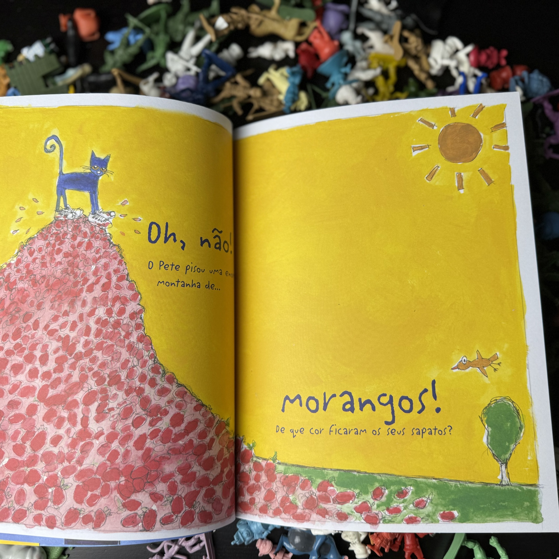 Pete, o Gato. Eu Adoro os Meus Sapatos Brancos