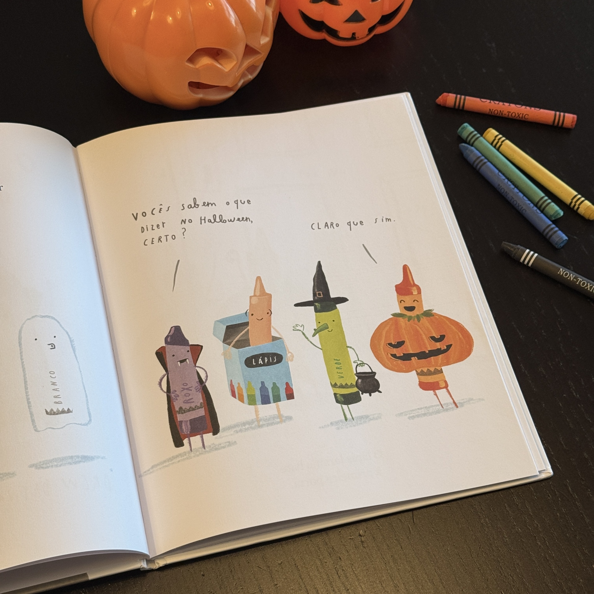 O Halloween dos Lápis 
