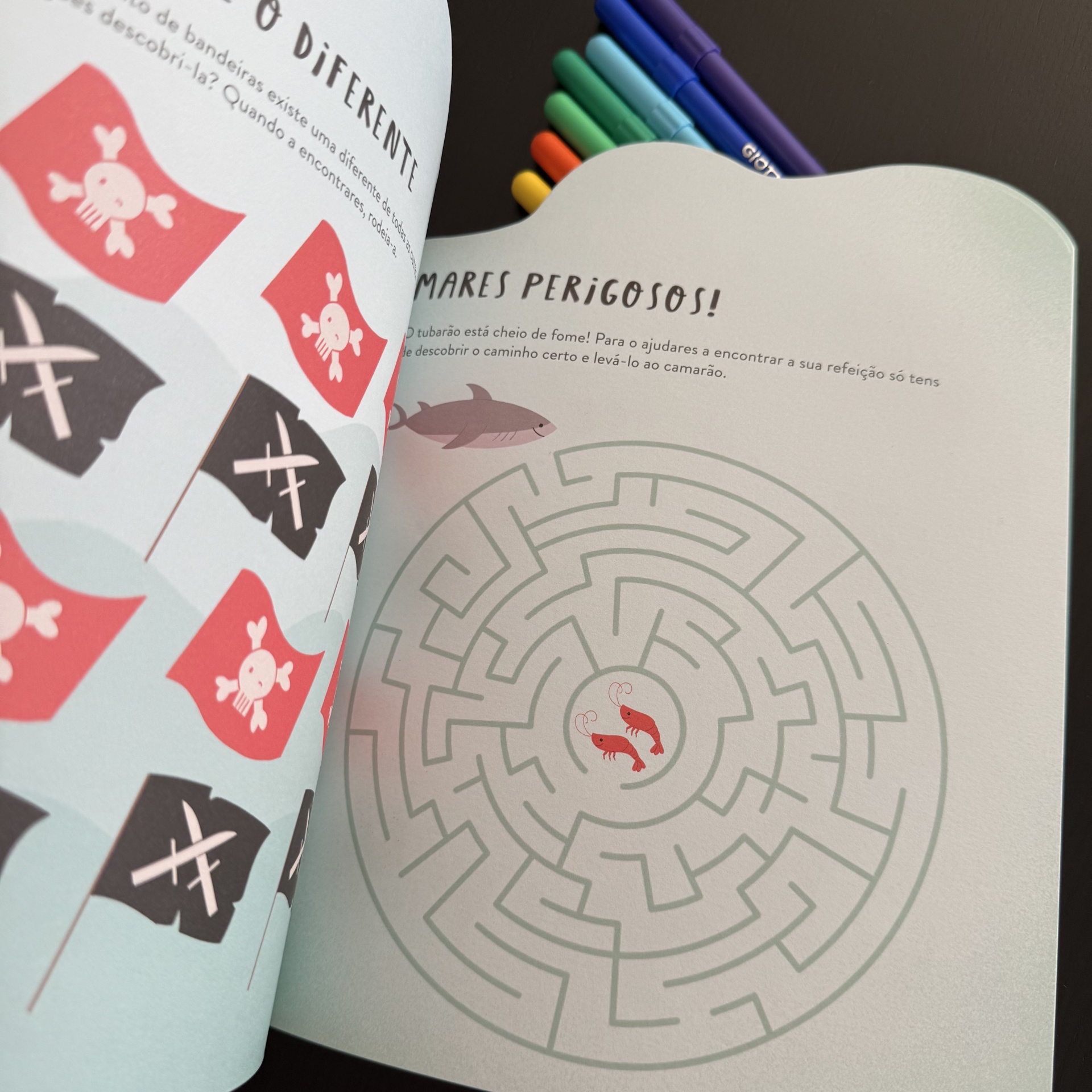 PIRATAS - LIVRO DE ATIVIDADES COM AUTOCOLANTES