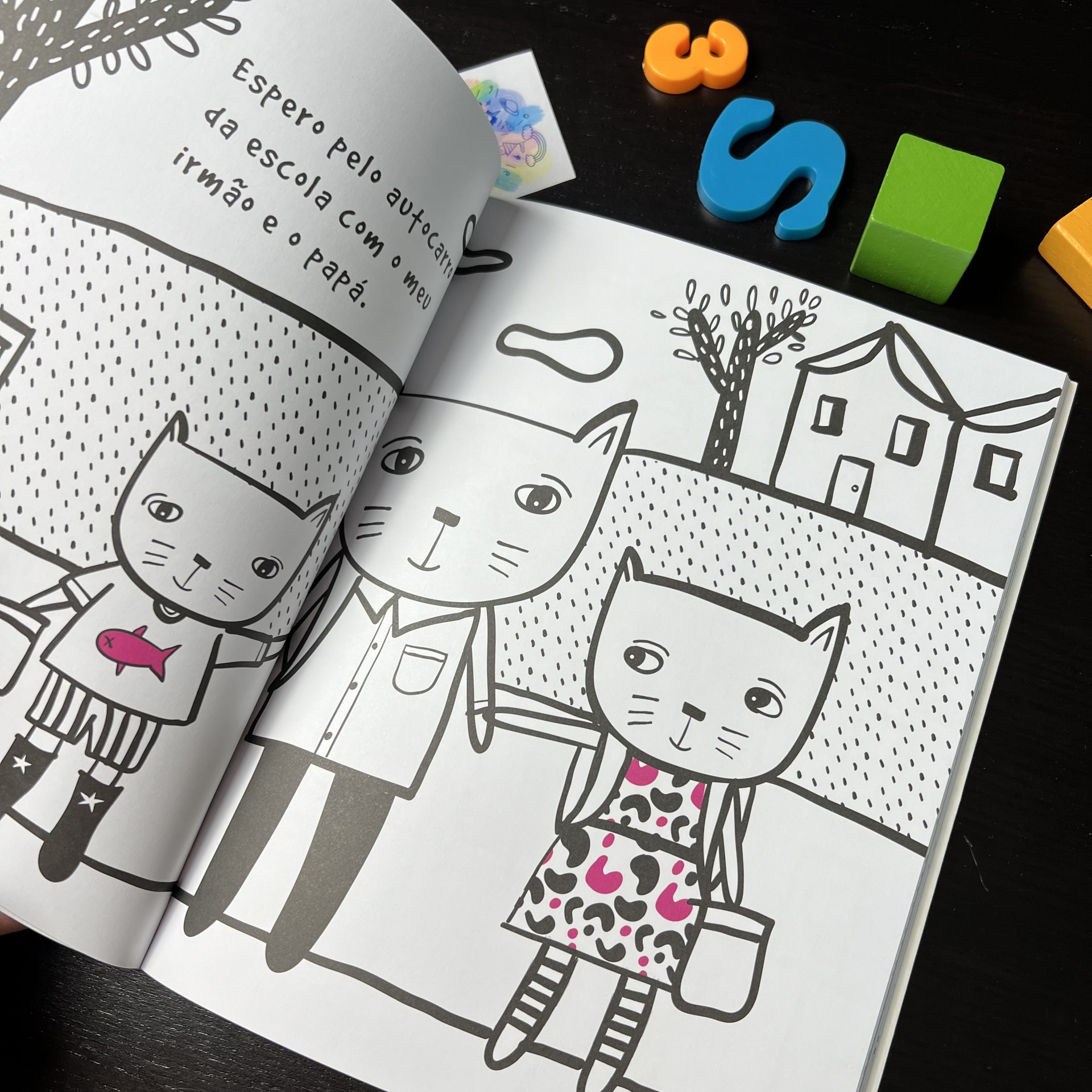 A GATA CATITA - DESENHAR E COLORIR