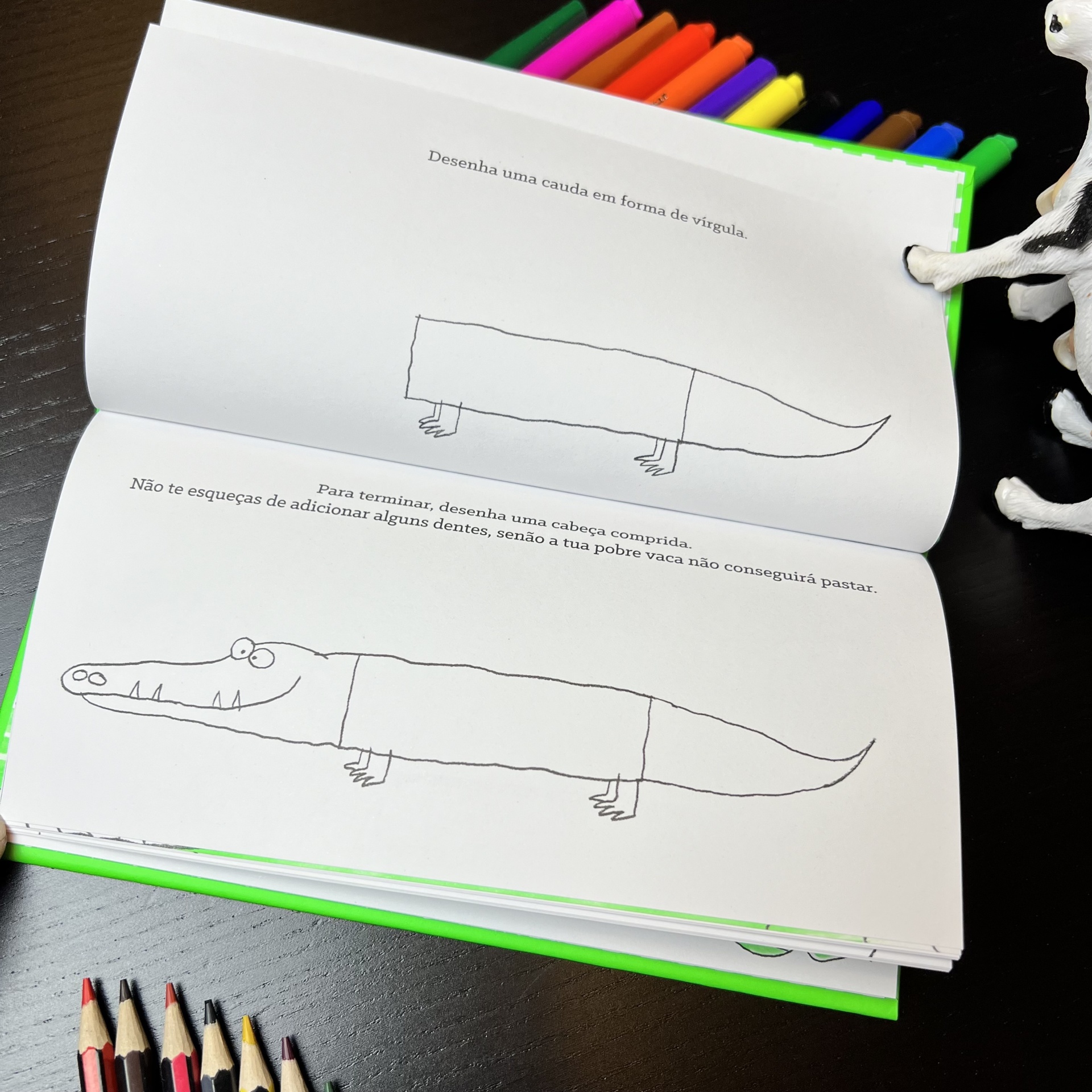 O melhor livro para aprender a desenhar uma vaca