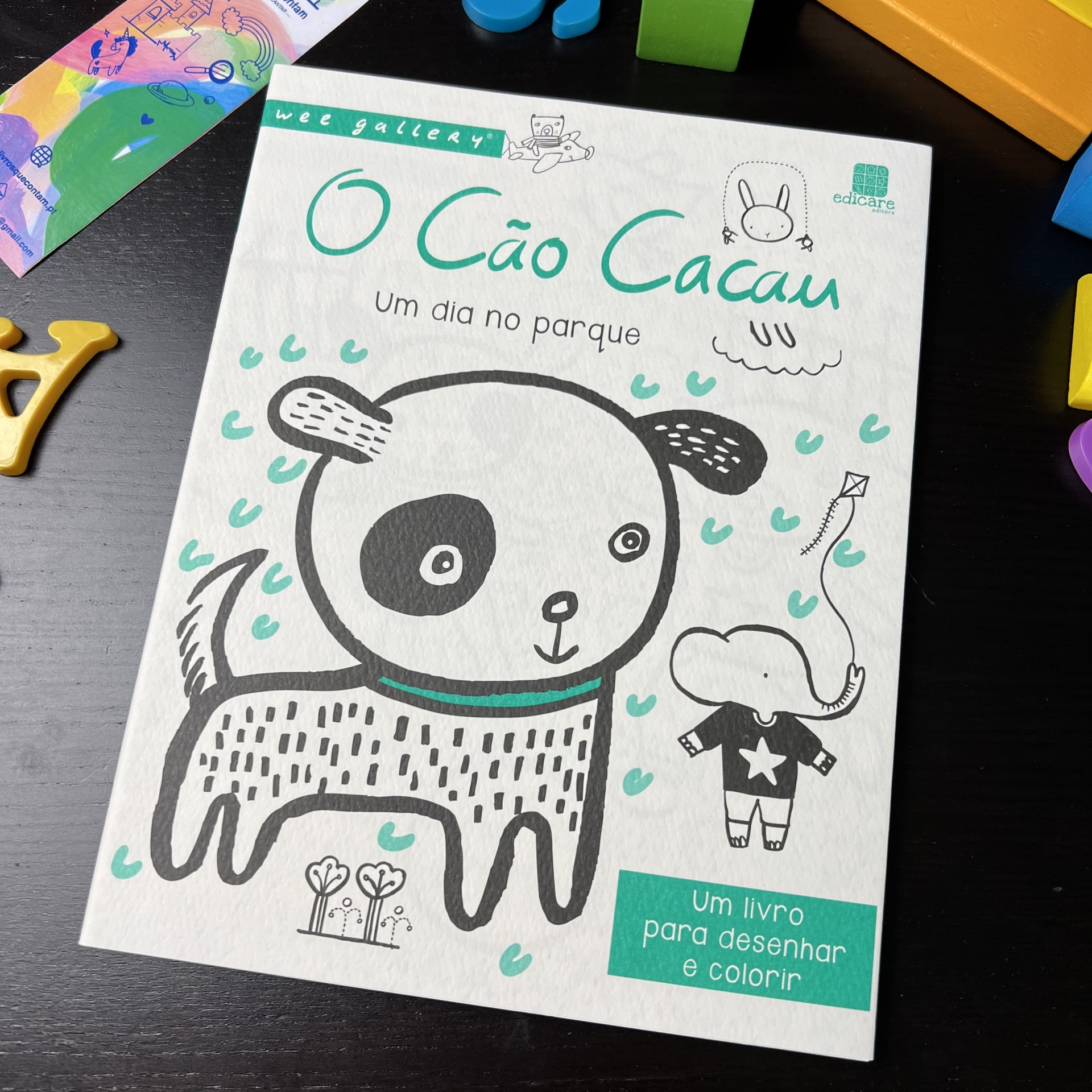 O CÃO CACAU - DESENHAR E COLORIR