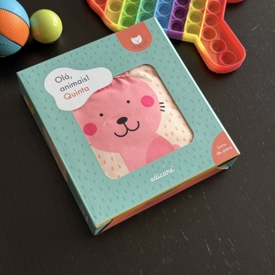 OLÁ, ANIMAIS! QUINTA (Livro de pano)