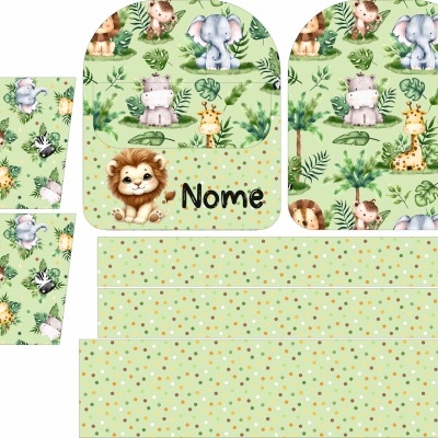 Painel Mochila Pré Escolar Safari