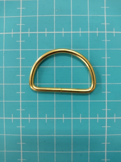 Meia Argola Ouro 30mm