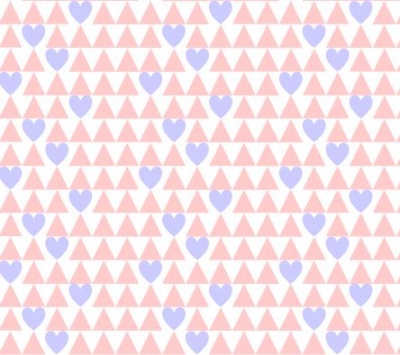 Napa Triângulos Rosa Desbotado