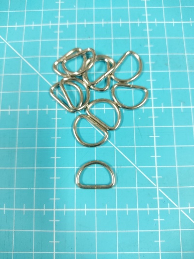 Meia Argola Prata 18mm