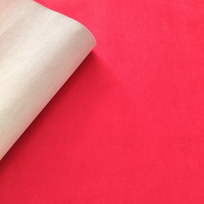 Camurça Dublada na Sarja Vermelho