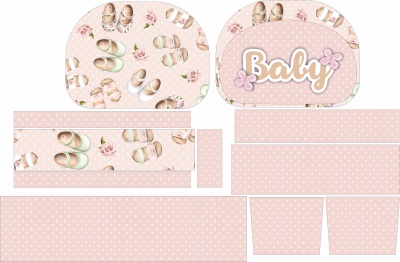 Painel Sapatinhos de Princesa