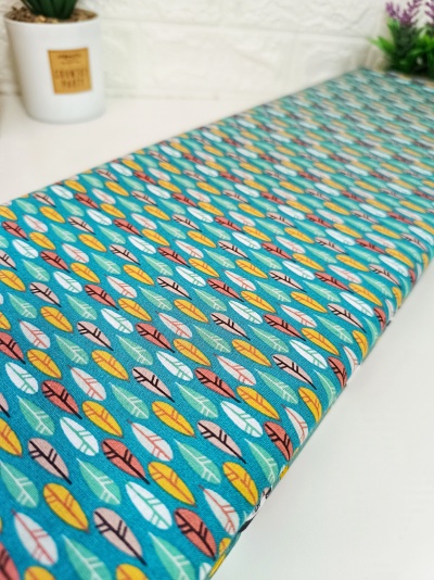 Tecido Folhas do Panda