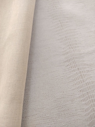 Camurça Dublada na Sarja Azul Água Reptil