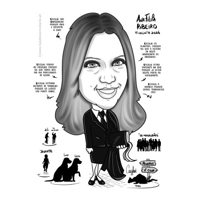 Caricatura finalista Digital