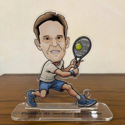 Caricatura em troféu