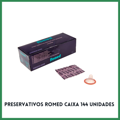 Preservativos Romed Caixa 144 unidades