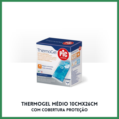 Thermogel Médio 10 cm x 26 cm com cobertura de proteção
