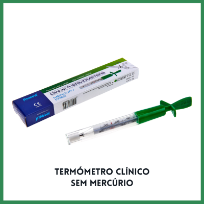 Termómetro Clínico Sem Mercúrio Romed