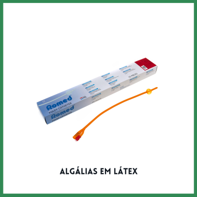 Algálias em Látex Romed caixa 10 unidades
