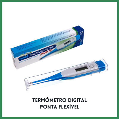 Termómetro Digital Ponta Flexível Romed