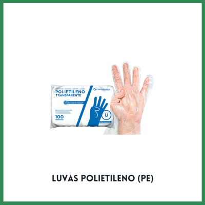 Luvas em Polietileno (PE)
