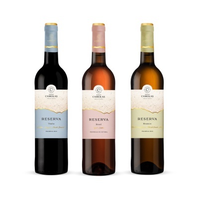CONJUNTO 3 GARRAFAS CAMOLAS RESERVA