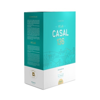 BAG IN BOX 3L - CASAL 136 - RESERVA BRANCO