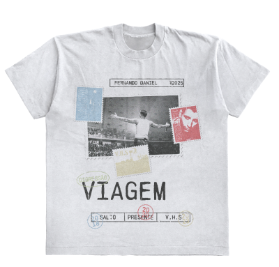 T-Shirt Branca Viagem