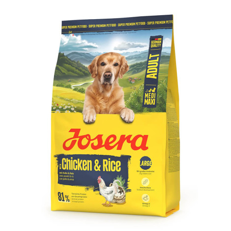 Josera Medi/Maxi - Frango e Arroz - Ração seca para cão adulto grande Josera Medi/Maxi - Frango e Arroz - Ração seca para cão adulto grande
