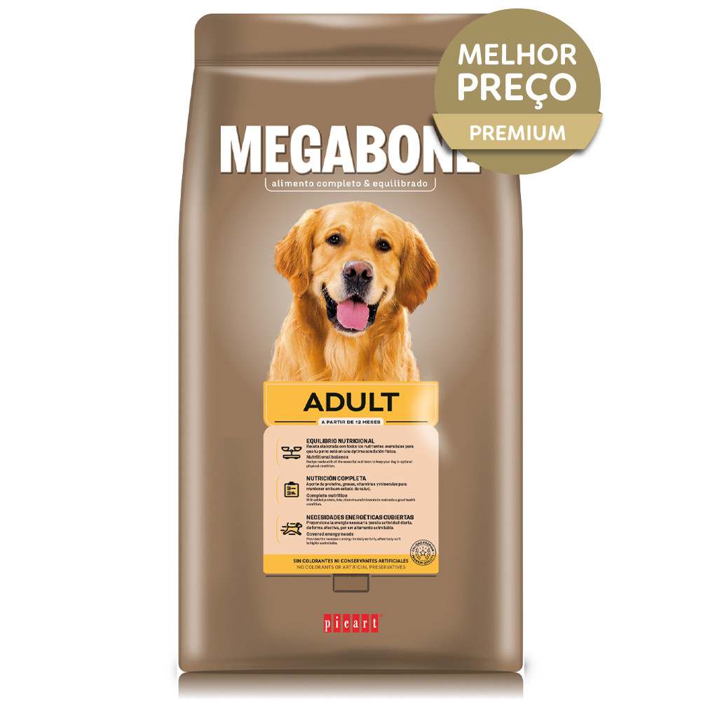 Picart Megabone Adult – Ração Seca para Cães Adultos Picart Megabone Adult – Ração Seca para Cães Adultos