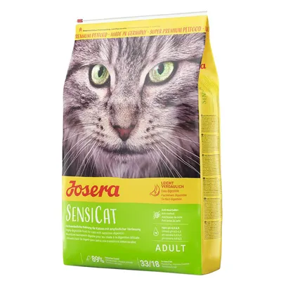 Josera Sensicat 2 gato sensibilidades e Bolas de Pelo Josera Sensicat 2 gato sensibilidades e Bolas de Pelo
