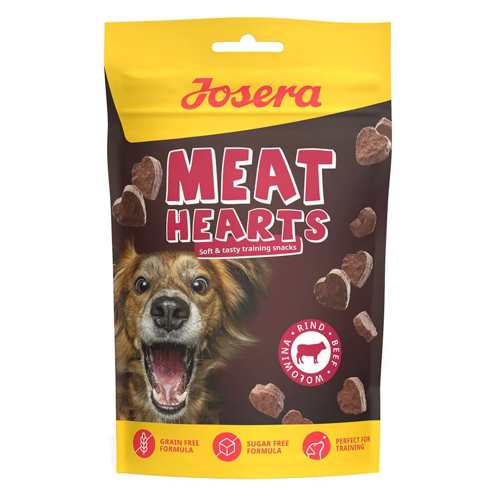 Josera Meat Hearts – Snacks de Treino para Cão - Sabor a Vaca Josera Meat Hearts – Snacks de Treino para Cão - Sabor a Vaca