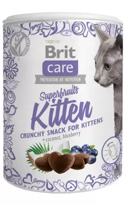 Brit Care Snack Superfruits Kitten – Biscoitos Saudáveis para Gatinhos (a partir das 6 semanas)