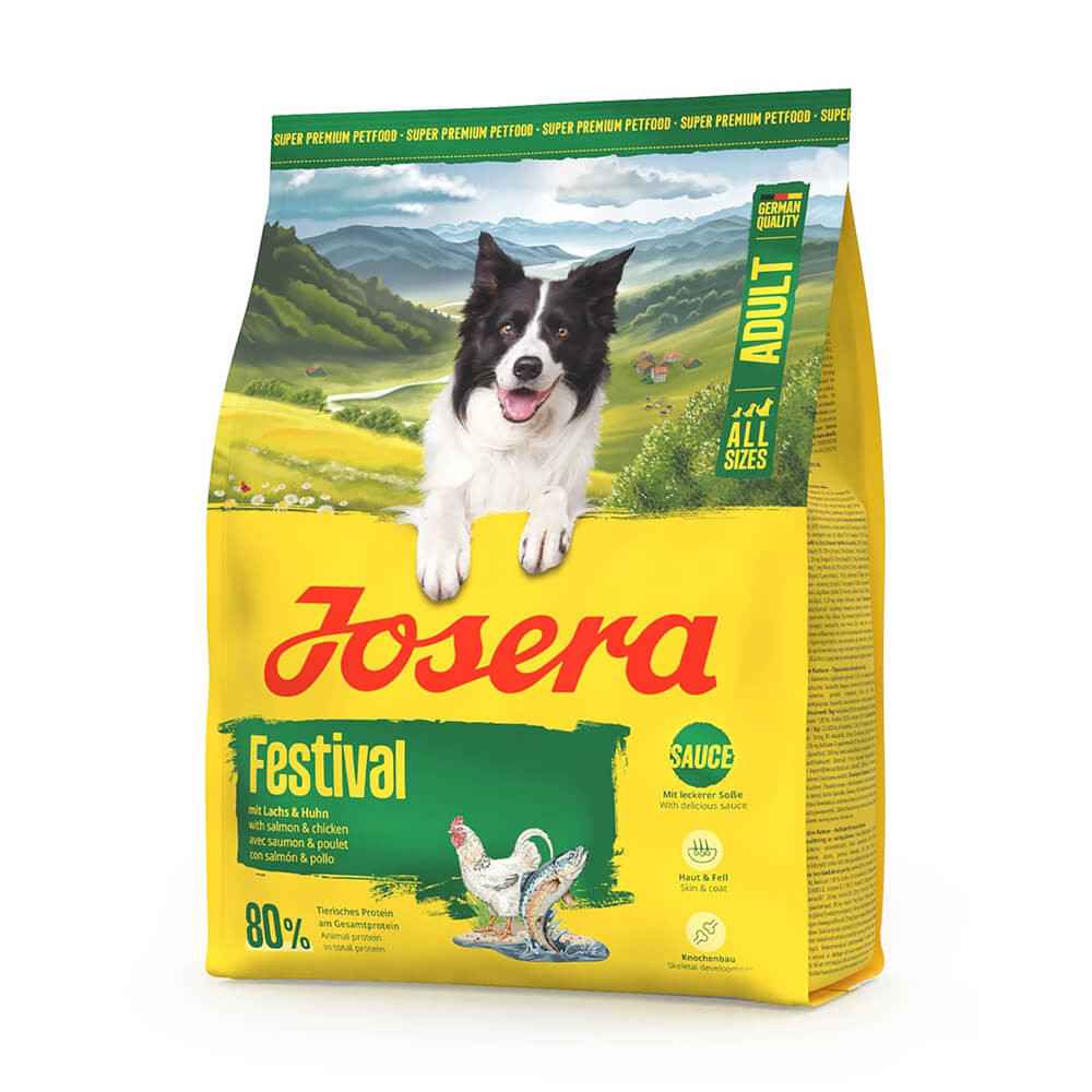 Josera Festival - Salmão - Ração seca para cão adulto muito exigente Josera Festival - Salmão - Ração seca para cão adulto muito exigente