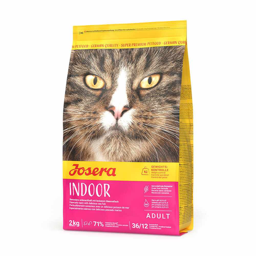 Josera Indoor – Ração Seca Sem Cereais para Gatos Adultos Esterilizados Josera Indoor – Ração Seca Sem Cereais para Gatos Adultos Esterilizados