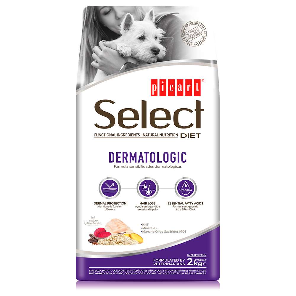 Picart Select Veterinary Diets Dermatologic – Cães com Problemas de Pele e Pelo Picart Select Veterinary Diets Dermatologic – Cães com Problemas de Pele e Pelo