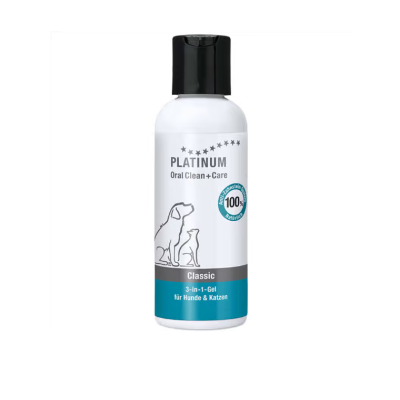 Platinum Oral Clean+Care Gel - Gel dental para cães e gatos