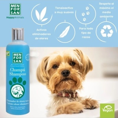 Champô Neutralizador de Odores para Cães – Fragrância Talco - 300ml