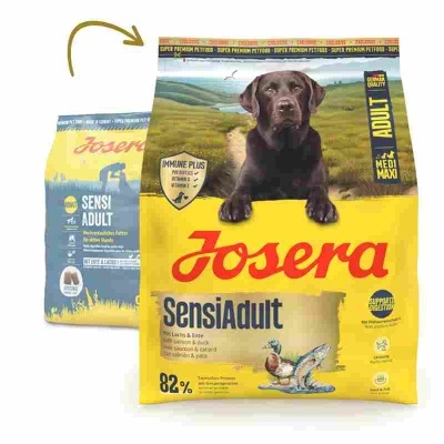 Josera SensiAdult - Pato e salmão- Ração seca para cão adulto ativo com sensibilidades
