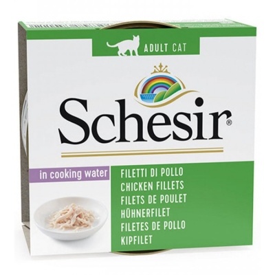 Schesir - Alimento Húmido Gato - Frango - Cozido em Água (In Cooking Water)