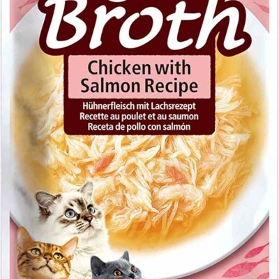 Churu Broth - Caldo para gatos - Frango e Salmão 40g