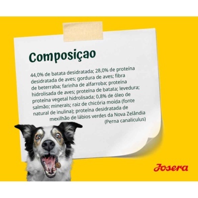 Josera YoungStar Grainfree - Frango e Batata - Ração seca sem cereais para cachorro