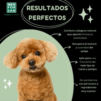 Menforsan Champô Hidratante para Cães – Aroma Maçã Verde - 300ml