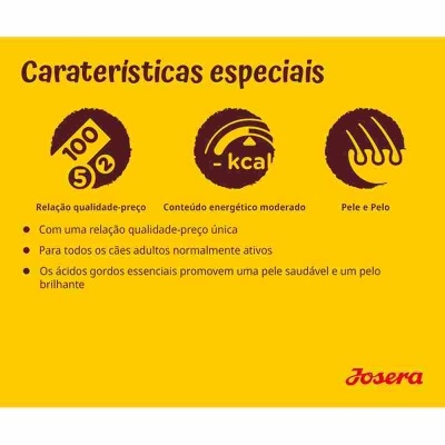 Josera - Frango e arroz - Ração seca para cão adulto