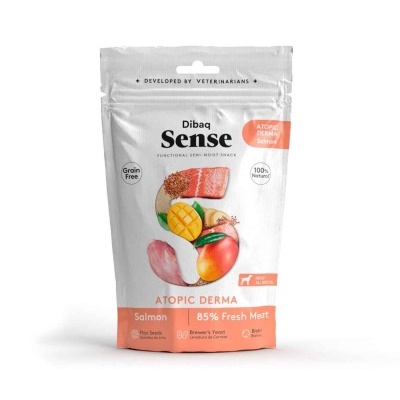 Dibaq Sense Snack Atopic Derma Salmão para Cães | Pele e Pelo Saudáveis
