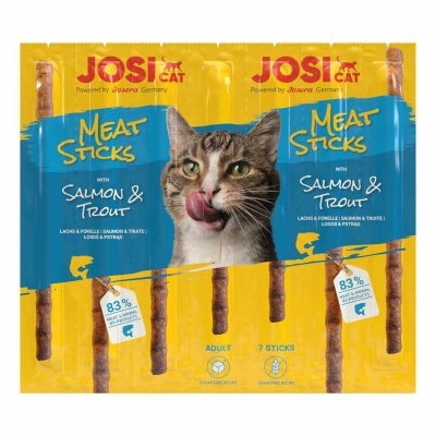 JosiCat Snacks em Stick para Gato Adulto - Salmão e Truta