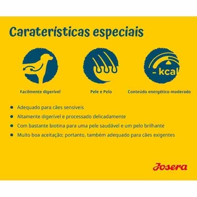 Josera SensiPlus - Pato - Ração seca para cão adulto com sensibilidades.