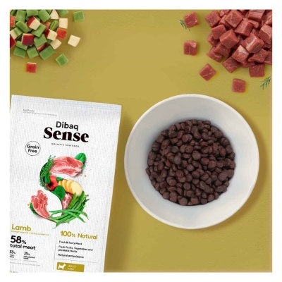 Dibaq Sense Grain Free Lamb Mini Adult | Ração Hipoalergénica para Cães Pequenos
