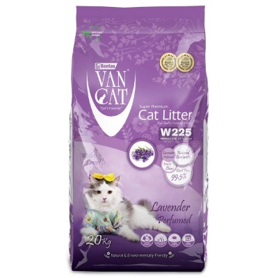 VanCat Areia para gato W225 - Perfume de lavanda